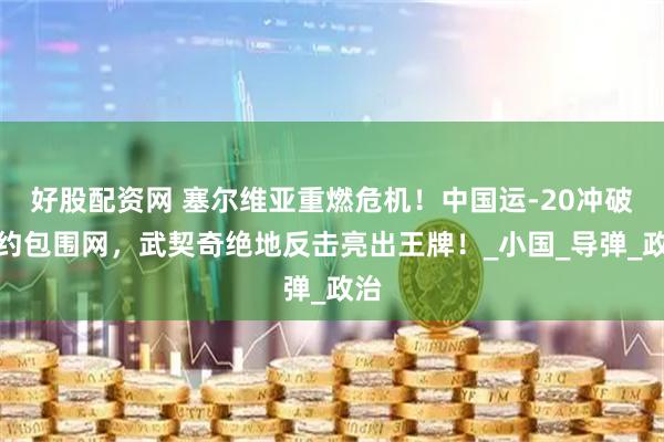 好股配资网 塞尔维亚重燃危机！中国运-20冲破北约包围网，武契奇绝地反击亮出王牌！_小国_导弹_政治