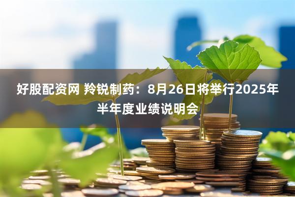好股配资网 羚锐制药：8月26日将举行2025年半年度业绩说明会